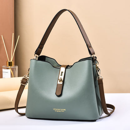 Women's bag 2024 new fashion korean style trendy minimalist elegant shoulder crossbody bag chic bucket tote handbag
