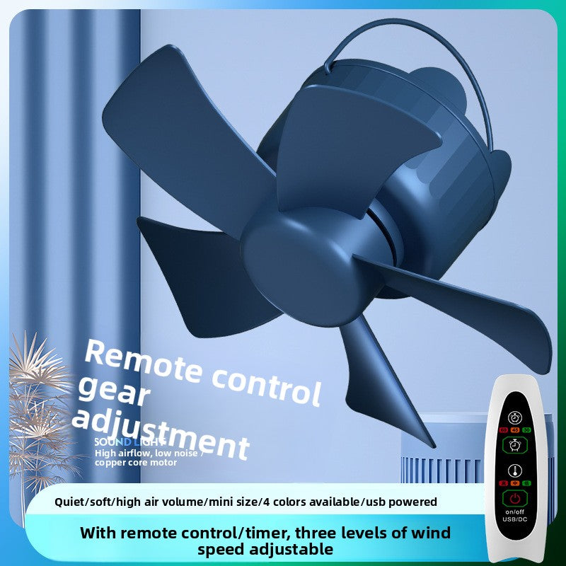 New arrival smart desktop fan usb rechargeable fan remote control timing desktop circulation fan mini handheld xiaofan