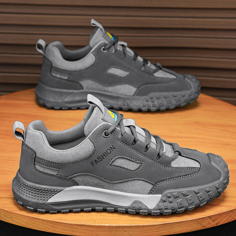 Mesh men's shoes new arrival outdoor non-slipabrasion resistant workwear shoes breathable lightweight casual shoes soft sole sports shoes wholesale