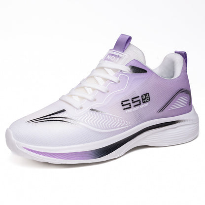 Women's spring ultralight mesh breathable athletic shoes, speed running shoes, versatile casual lightweight soft sole shock-absorbing sneakers