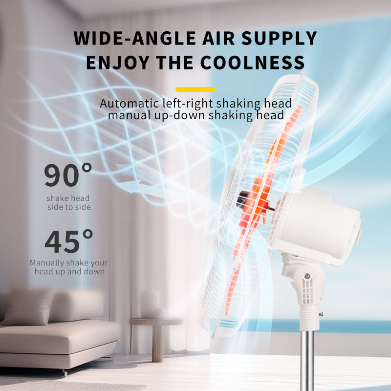 2026 new hot-selling outdoor camping solar charging Bluetooth remote control floor fan with strong wind and silent light