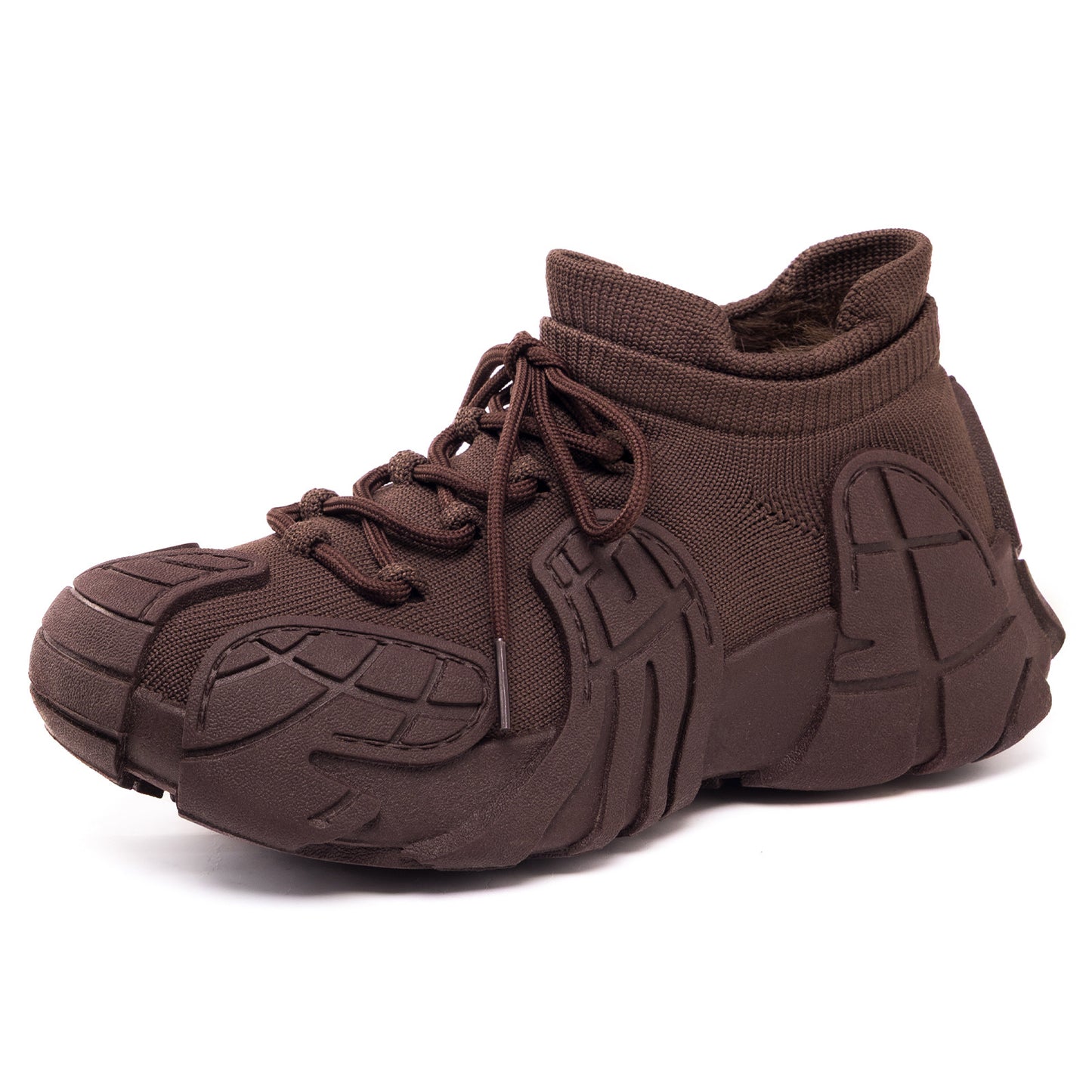 Women's versatile spring sneakers: octopus design, thick-soled, flyknit casual shoes - plus size available for export