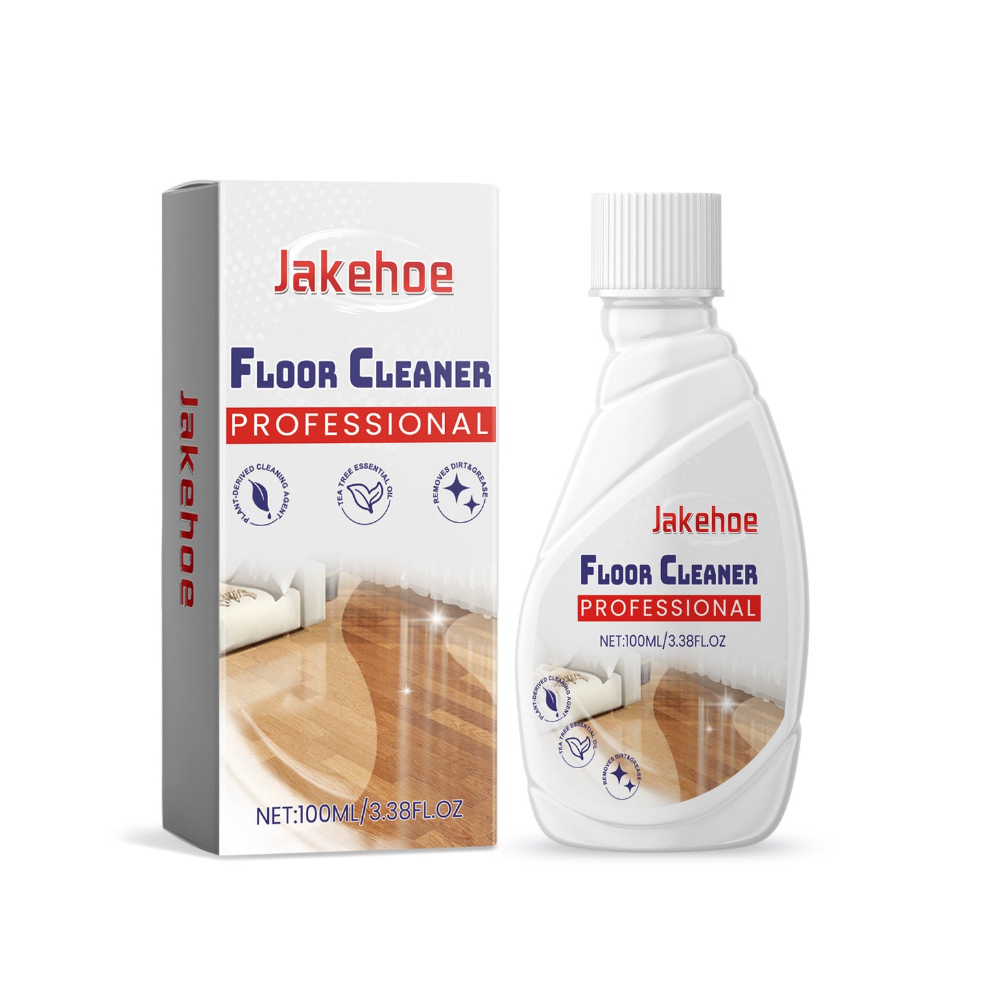 Jakehoe floor cleaner, floor tile tile wood floor descaling odor removal brightening polishing multi-purpose cleaning