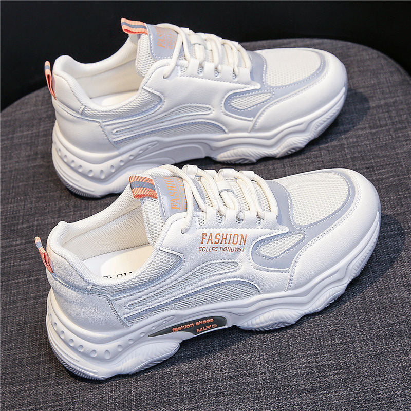 Cross-border men's shoes: new korean style fashionable men's shoes, breathable flyknit yeezy sneakers, soft sole athletic casual trendy shoes - wholesale