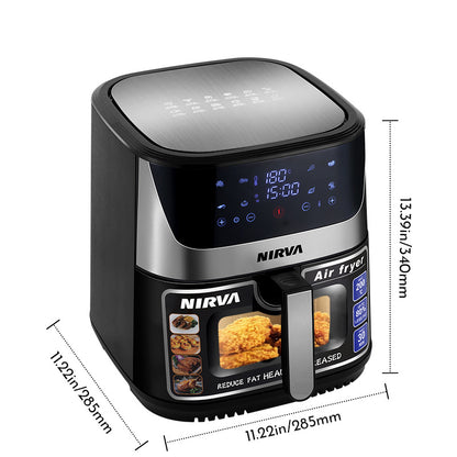 Cross-border exclusive european standard household appliances new large capacity french fries machine multifunctional electric fryer 10l air fryer