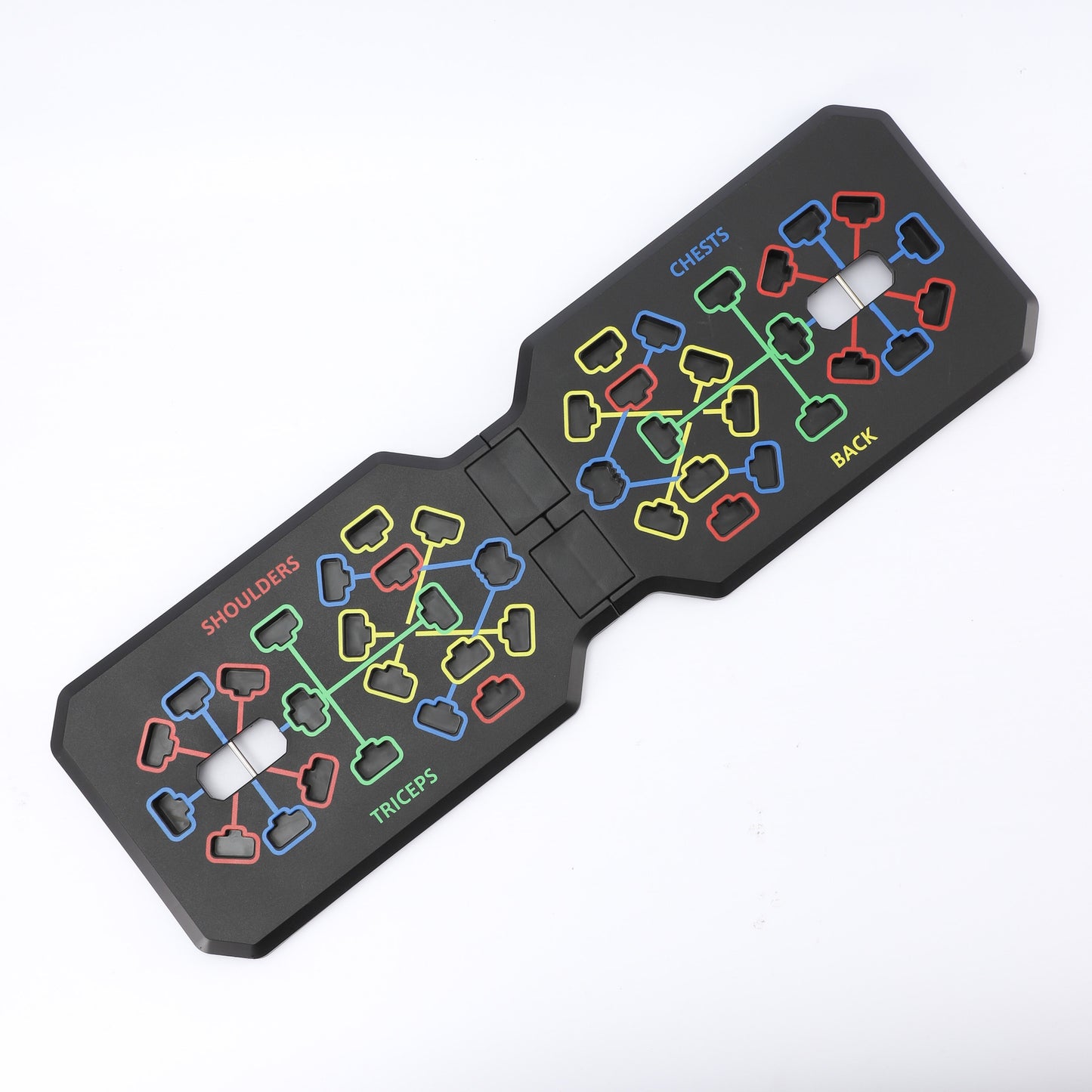 T-bar multifunctional push-up board with assist bars - home gym chest & abdominal muscle training equipment