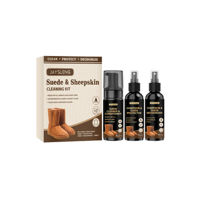 JAYSUING shoe care set, suede suede, suitable for gentle cleaning and decontamination, daily shoe care