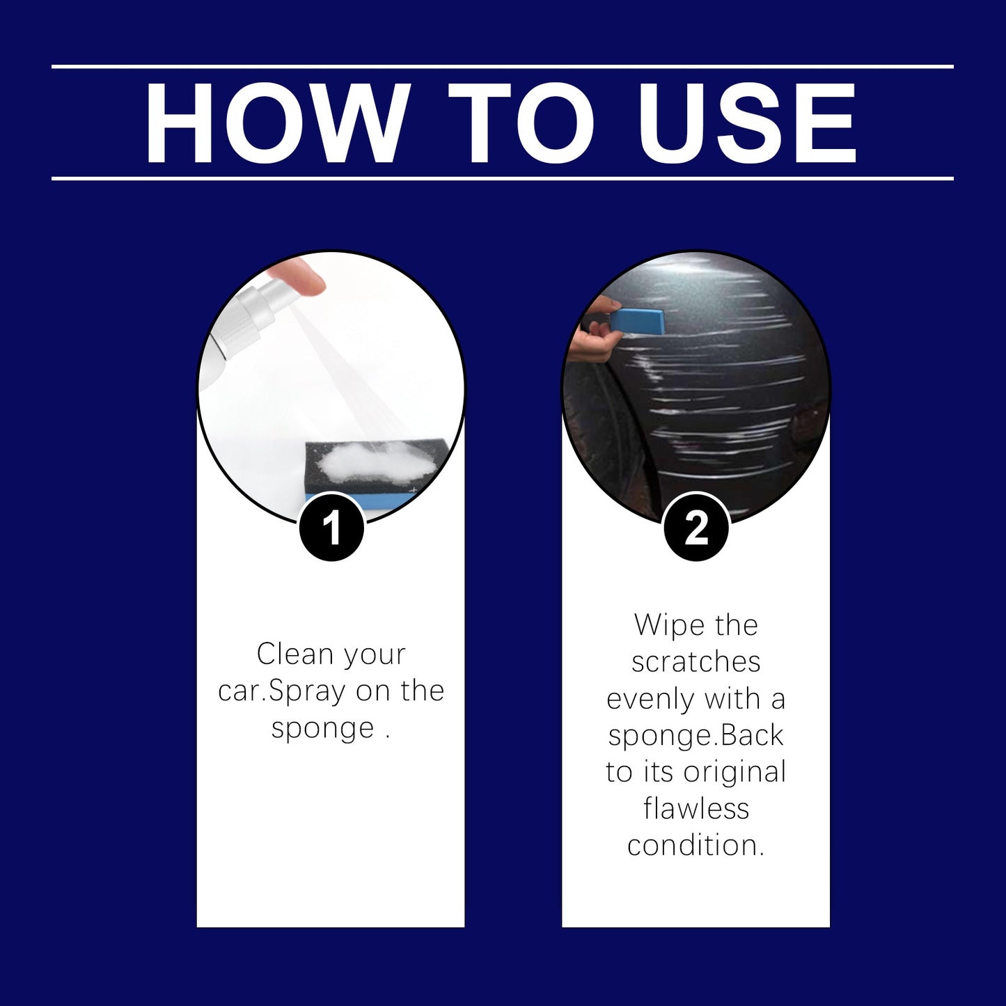 HOMONTH Car Scratch Spray, Car Paint Maintenance Scratch Scratch Coating Refurbishment Fluid Car Spray