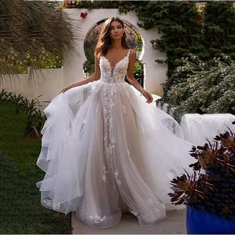 2026 european and american new light wedding dress