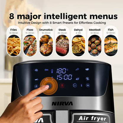 Cross-border exclusive european standard household appliances new large capacity french fries machine multifunctional electric fryer 10l air fryer