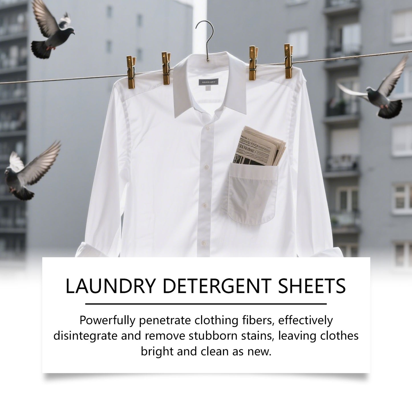 JAKEHOE clothing washing tablets, household clothing stains, dirt cleaning, odor convenient to carry clean clothes