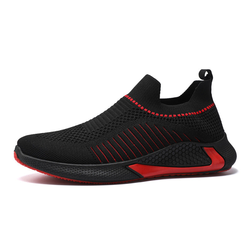 Men's shoes 2025 new korean style trendy casual shoes breathable slip-on loafers cross-border plus size athletic shoes