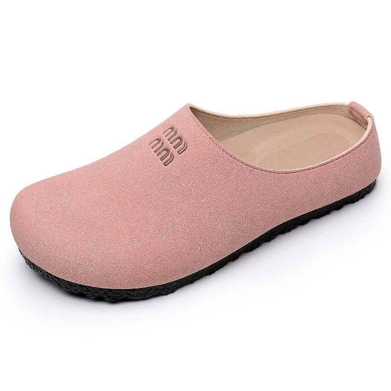 Women's shoesversatilesummernew arrival birkenstock shoescut out fishbone slippersoutwearclassy half slippers breathable sandals