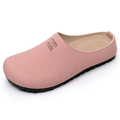 Women's shoesversatilesummernew arrival birkenstock shoescut out fishbone slippersoutwearclassy half slippers breathable sandals