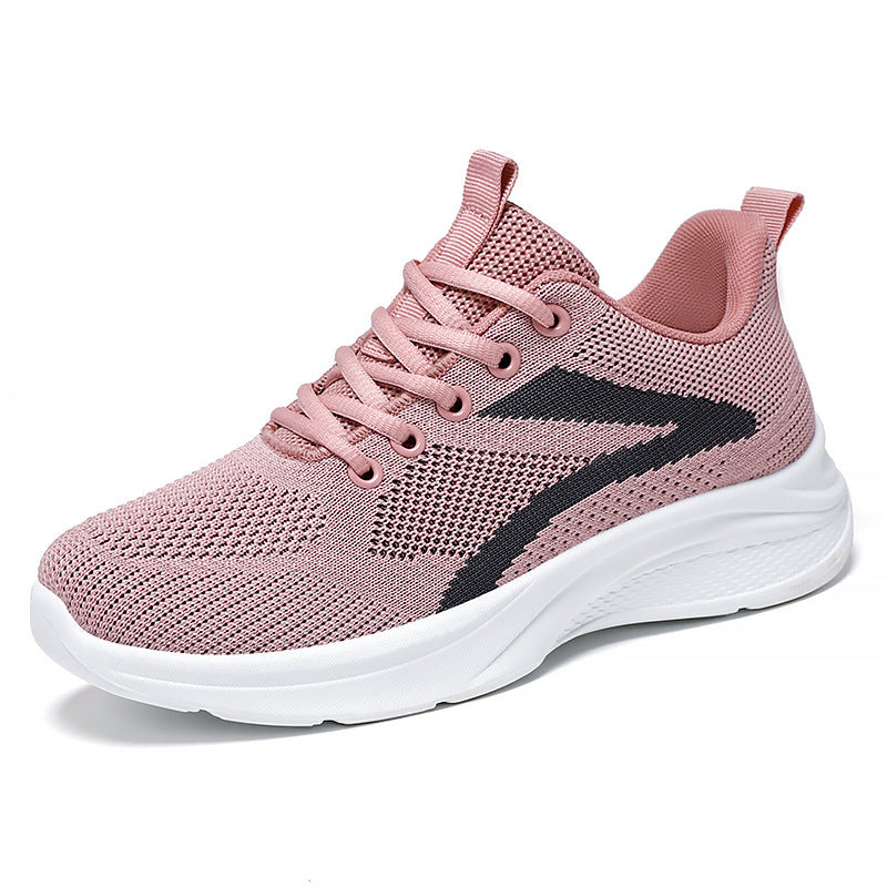 Jinshiyuan |   Women's soft-soled sneakers: comfortable, casual, stylish, and versatile. breathable mesh running shoes.