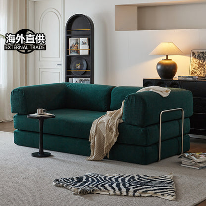 Compression sofa cross-border export vacuum compression foldable sofa bed straight row all-in-one dual-purpose small sofa