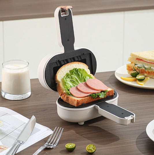 Cross-border multifunctional convenient breakfast maker - compact kitchen sandwich maker for bread, paninis, toast, and hot dogs