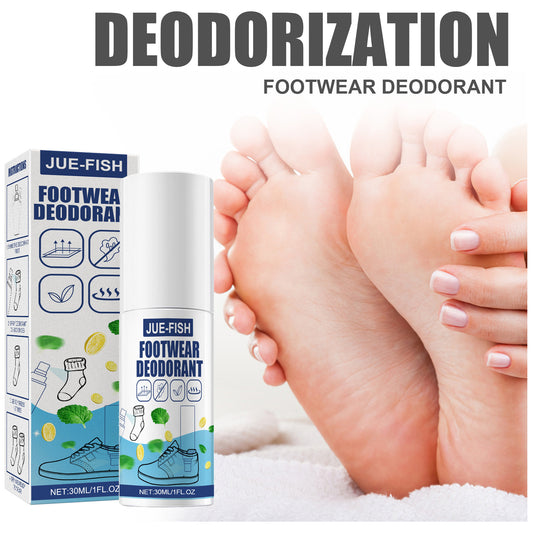 JUE-FISH shoe and socks deodorant, shoe cabinet deodorant spray to remove sweat, foot odor, odor, quick and long-lasting fragrance