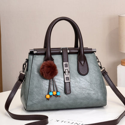 Women's bag 2026 new european and american crocodile pattern handbag elegant fashion large capacity trendy shoulder crossbody bag - dropshipping available