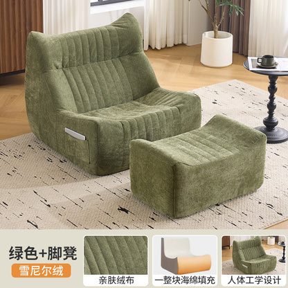 Bean bag chair - single seater, reclining, stress relief, small sofa for home, bedroom, balcony, rental, small apartment, single sofa