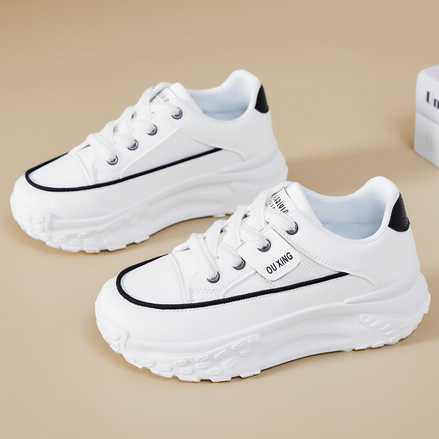 Women's spring collection: height-boosting, versatile, and stylish canvas shoes - comfortable, soft-soled, trendy casual flats