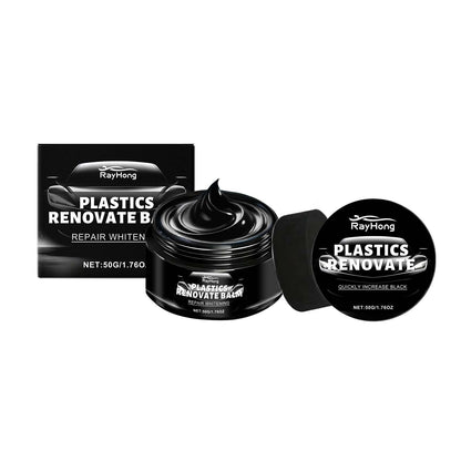 RAYHONG automotive plastic parts refurbishment paste, automotive multi-functional parts leather stain removal polishing maintenance