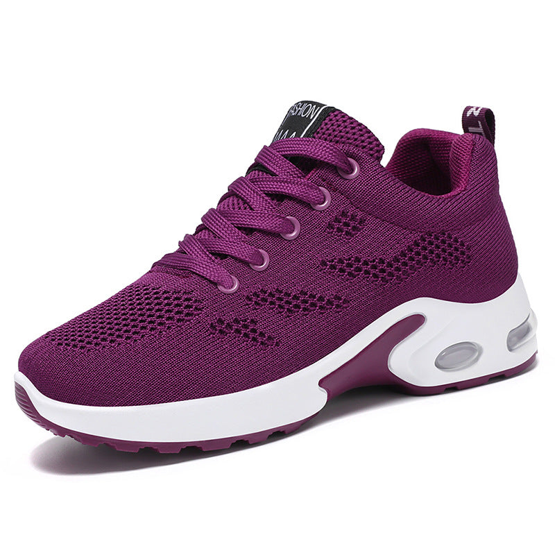 Women's shoes: versatile spring styles - plus size, breathable, soft-soled, cushioned mesh sneakers & loafers for women (cross-border)