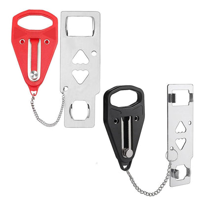 Hotel door block anti-theft alarm, door seam alarm, door plug alarm, home door stop alarm