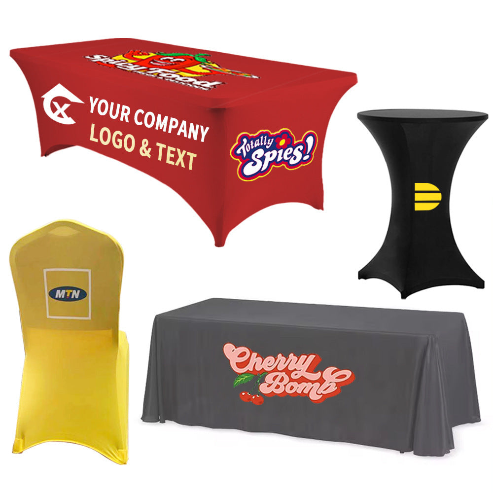 Tablecloth wedding event stall meeting engagement tablecloth red long table wholesale rectangular white polyester tablecloth
