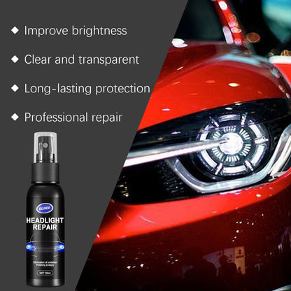 OUHOE Lamp Care Spray Car Headlight Shade Scratch Polishing Repair Refurbishment Care Spray