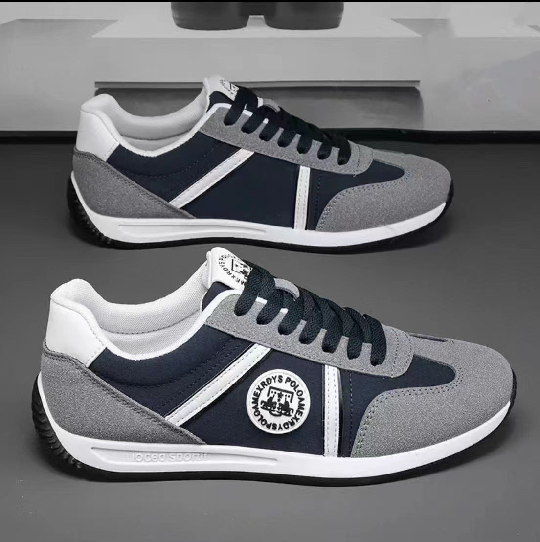 Men's breathable soft sole "forrest gump" shoes 2025 korean style fashion running sneakers men's cross-border flat shoes wholesale