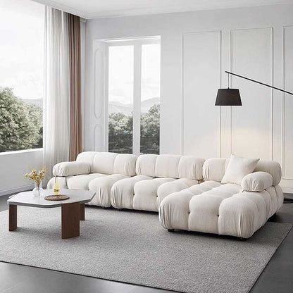 Cross-border export vacuum compressed sofa italian fabric lazy small apartment straight-row module chameleon sofa