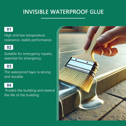JAKEHOE invisible waterproof adhesive, external wall toilet bathroom floor gap multi-purpose waterproof and leak repair coating