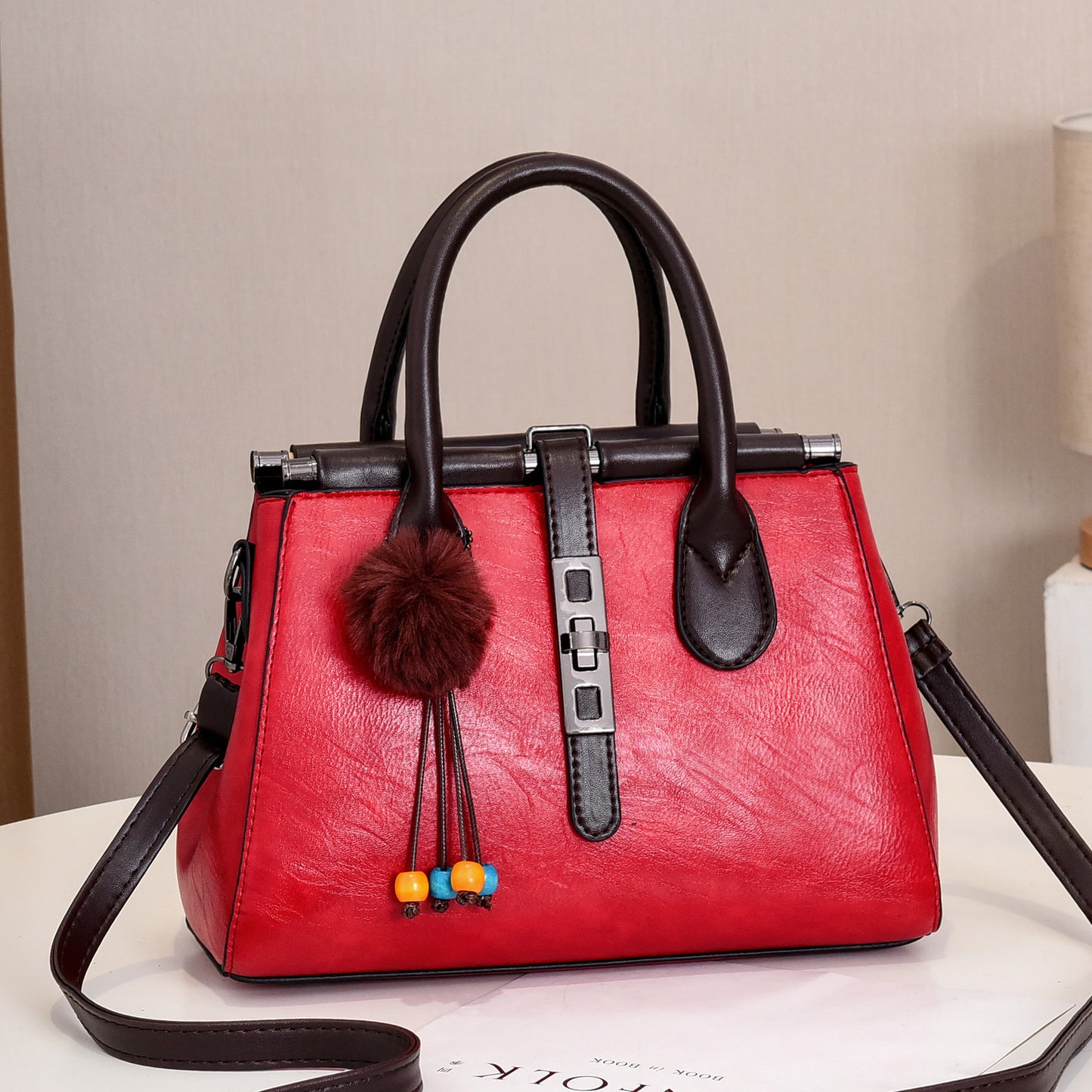 Women's bag 2026 new european and american crocodile pattern handbag elegant fashion large capacity trendy shoulder crossbody bag - dropshipping available