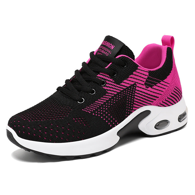 Jinshiyuan |   Women's spring shoes: plus size athletic shoes, soft sole lightweight running shoes, breathable mesh casual shoes.