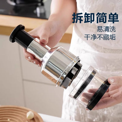 Pat knife garlic press kitchen garlic paste handy gadget manual grinder garlic pounder multi-function vegetable cutter for homehandy gadget