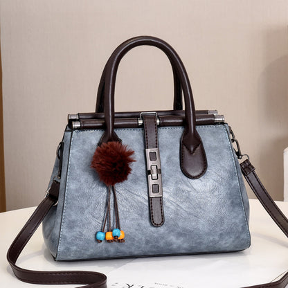 Women's bag 2026 new european and american crocodile pattern handbag elegant fashion large capacity trendy shoulder crossbody bag - dropshipping available