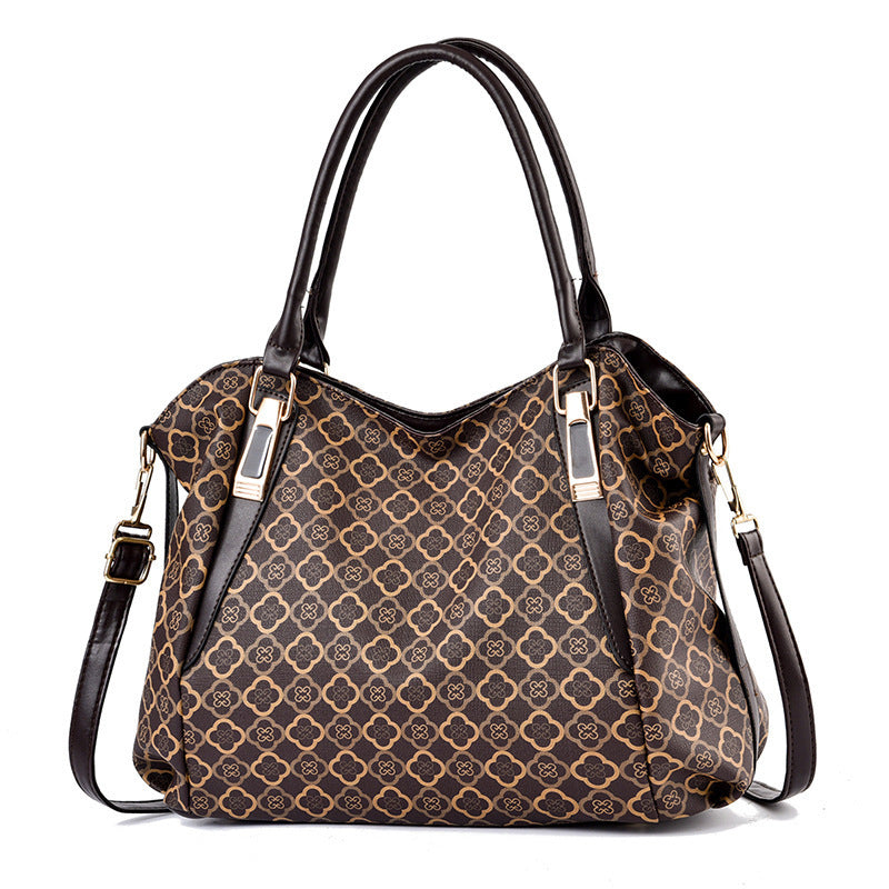 Middle-aged ladieswear bag 2026springnew arrivaltrendyfashionsatchel large capacity shoulder crossbody women's bag dropshipping