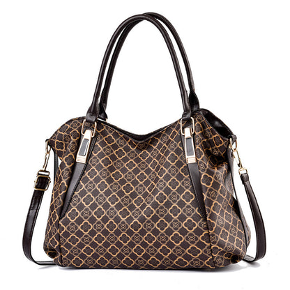 Middle-aged ladieswear bag 2026springnew arrivaltrendyfashionsatchel large capacity shoulder crossbody women's bag dropshipping
