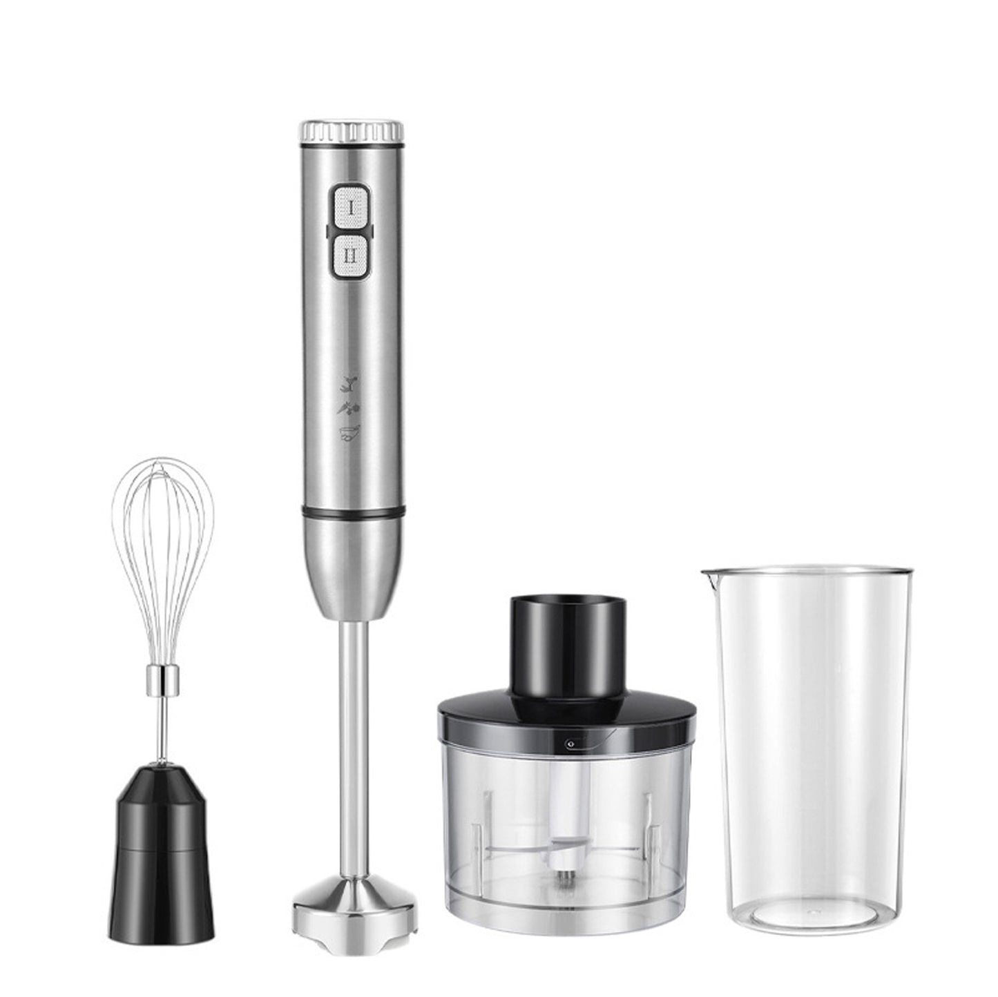 Cross-border blender - home kitchen food processor, juicer, stainless steel blade, multifunctional handheld food stick
