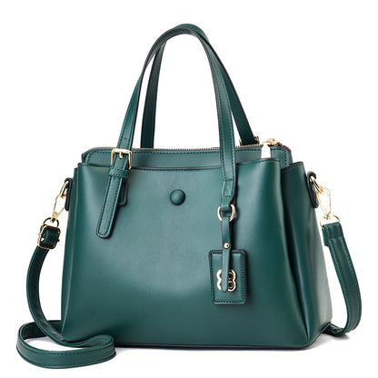 Women's bag 2026 winter new arrival: minimalist solid color, large capacity, premium feel, handbag/crossbody bag - dropshipping available