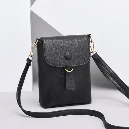 2026 winter new arrivals: pu leather women's handbag, niche style, ladies' shoulder & crossbody bag, korean style slim design, women's phone & coin purse