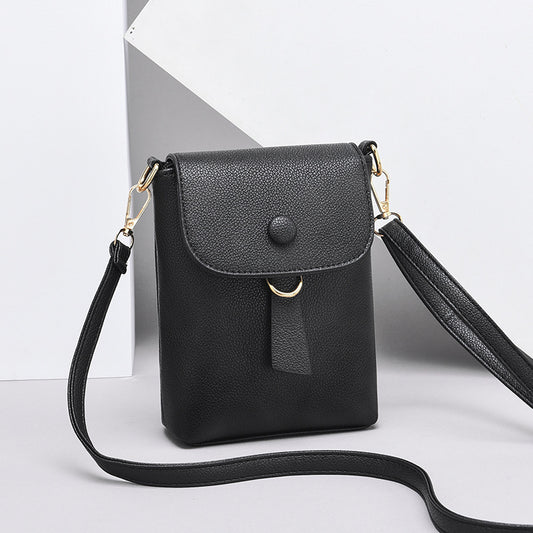 2026 winter new arrivals: pu leather women's handbag, niche style, ladies' shoulder & crossbody bag, korean style slim design, women's phone & coin purse
