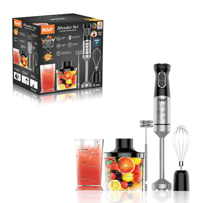Cross-border blender - home kitchen food processor, juicer, stainless steel blade, multifunctional handheld food stick