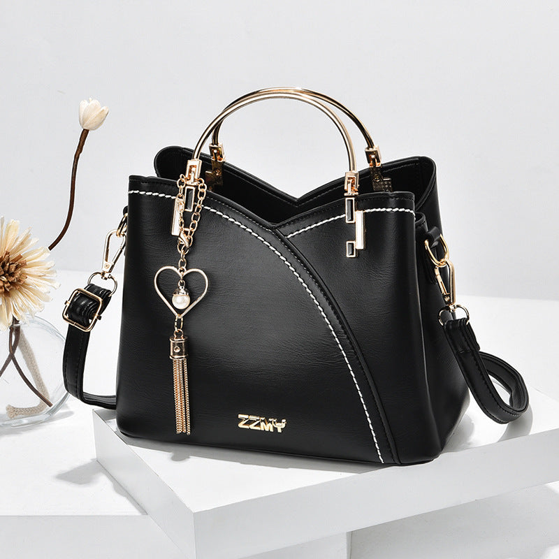 Women's handbags: 2024 new trendy tote bag, korean style color block, large capacity fashion shoulder & crossbody bag - dropshipping available