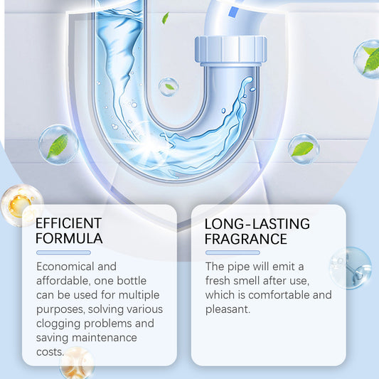 JAKEHOE sewer dredging agent, daily sink drain pipe, kitchen toilet pipe dissolve and prevent blockage