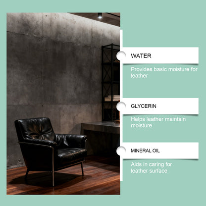 Brunizo Leather Furniture Care Cream, Leather Furniture Maintenance Clean Sofa Polish Cleaning Care Oil