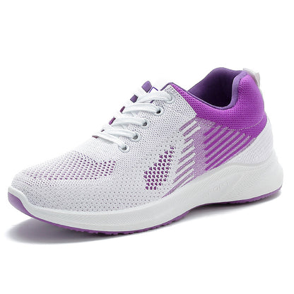 Jinshiyuan |   Women's lightweight breathable mesh sneakers - stylish, versatile, casual shoes with soft soles for all-day comfort.