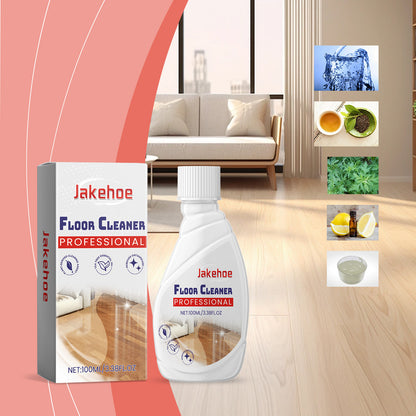 Jakehoe floor cleaner, floor tile tile wood floor descaling odor removal brightening polishing multi-purpose cleaning