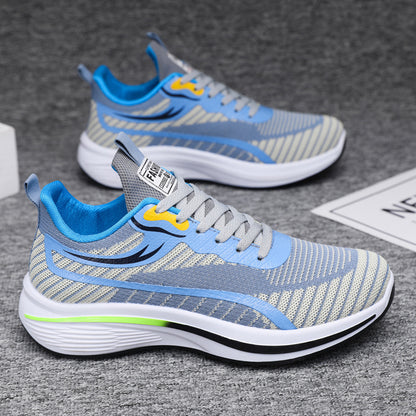 Men's shoes 2025 new korean style men's sneakers spring and autumn soft sole youth running shoes trendy men's shoes wholesale